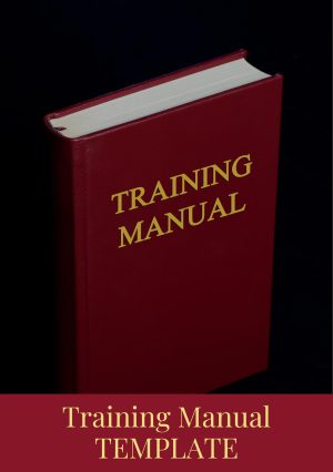Training Manual Template Training Manual Template